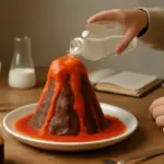 Come funziona un vulcano fatto in casa? Le reazioni chimiche che danno spettacolo