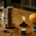 Esperimento con la pila di Volta: come generare elettricità usando materiali di uso quotidiano
