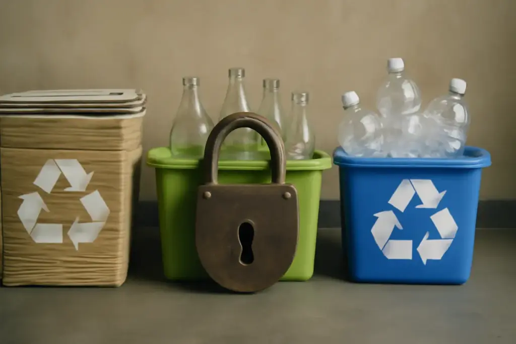 Carta, vetro e plastica: i materiali riciclabili nascondono un limite importante