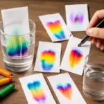 Esperimenti di cromatografia con pennarelli: perché i colori si separano in modo sorprendente