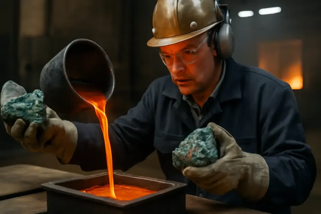 Come si ottiene il rame puro dai minerali? Il passaggio cruciale che fa la differenza